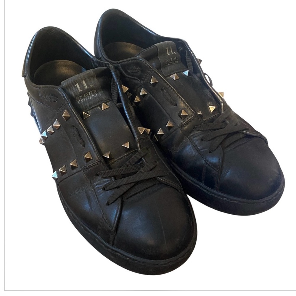 Valentino Garavani Rockstud Leather Sneakers
